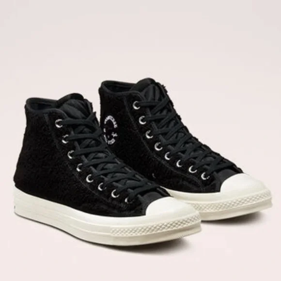 Converse Chuck 70 Varsity Hi Sherpa High-Top Sneakers Black M6.5/W8.5 $90 NIB - Picture 4 of 8